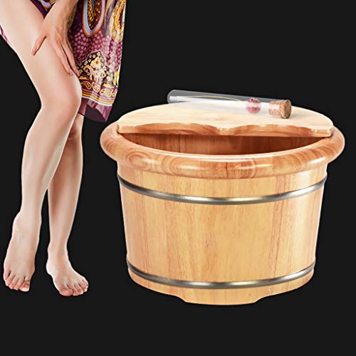 Balde de Madera para Baño de Pies con Tapa miniatura 3