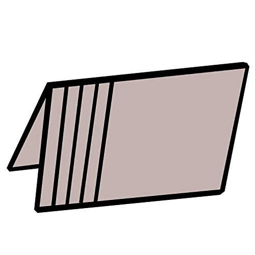 Buxton Unisex Vinyl Window Inserts for Secretary or Checkbook Wallet, Pack of 1, Clear2