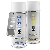 MG PRIME Peinture voiture Bombes aérosols pour Skoda LF8H / 4K Cappuccino Beige Metallic Peinture de base vernis clair aérosol 400ml