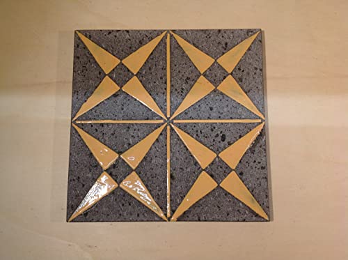 Petra d'amuri Reposacabezas de piedra volcánica galvanizada Hand Made in Sicily Cover