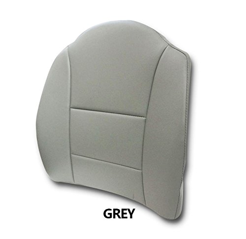 Iggee Big Jumbo Size S.leather Lumbar Support Back Cushion For All Purpose 15"X17" (Grey) #TOP22