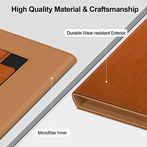 Fintie Universal Case For 6-7 Inch Tablet Ereader - Premium Pu Leather Sleeve Stand Cover With Card Slot & Hand Strap For 6", 6.8", 7" Kindle/Kobo/Nook/Tolino/Pocket Book E-Book Tablet, Brown #TOP7
