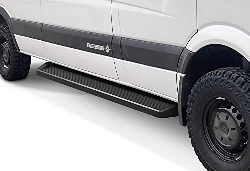 Estribos Tuxtreme 6in Negro Mate para Dodge y Mercedes