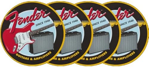 Fender™ 1946 Guitars & Amps Coaster Set image 2
