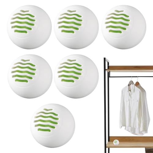 Pelotas desodorantes – 6 unidades ligero para zapatos y equipos, bolas neutralizadoras de olores ecológicas, purificadores de aire para zapatillas de deporte, bolsas de fitness, taquillas, refrescante