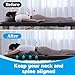 MABOZOO Face Down Massage Pillow, Face Down Pillow for Sleeping with Non-Slip Bottom, Home Head Cushion and Chest Cushion for SPA, Sleep (Gray)