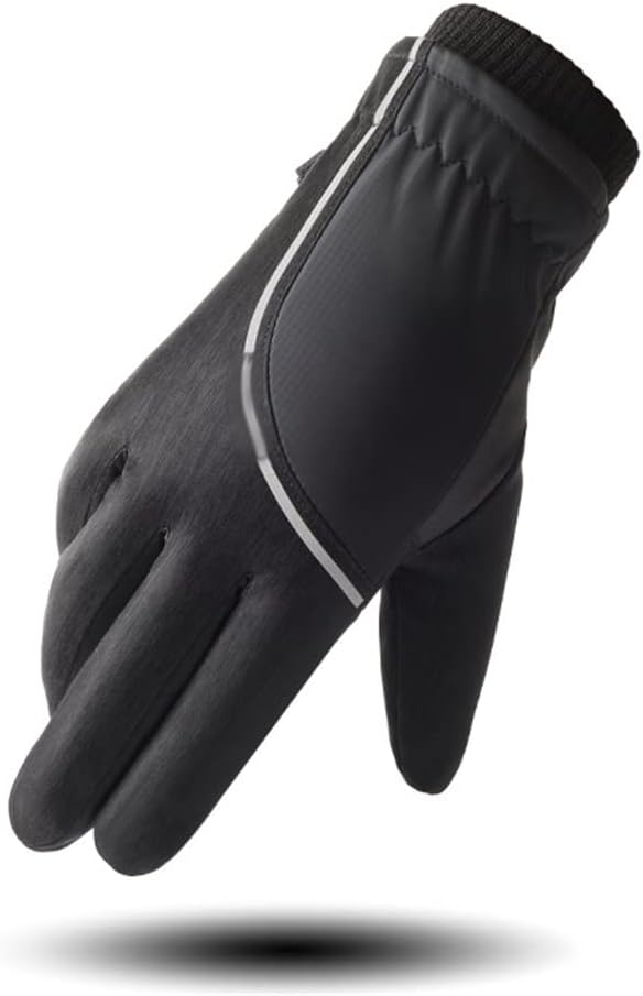 Winter Men's Warm Gloves Touch Screen Plus Fleece Outdoor Riding Ski