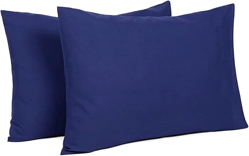Juego de 2 fundas de almohada de viaje para niños pequeños, 14 x 20 pulgadas, se adaptan a almohadas de 12 x 16, 13 x 18 o 14 x 19, 100% microfibra