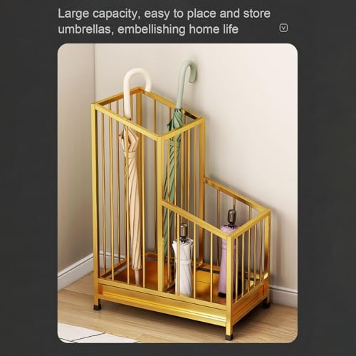 Grand porte-parapluie en métal – Support de rangement d'intérieur élégant pour bureaux et hôtels, design robuste pour une utilisation commerciale, gain de place, solution durable et élégante