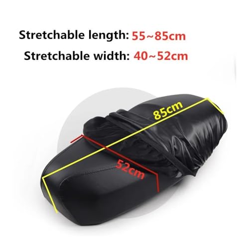 Funda para asiento motocicleta y scooter impermeable universal 6
