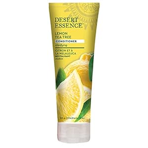 Desert Essence Conditioner, Lemon Tea Tree, Clarifying Provitamin B5, Organic Lemon Peel Extract & Nourishing Aloe – Purifying, Moisturizing, Soothing – Vegan, Sulfate-Free, Cruelty-Free – 8oz