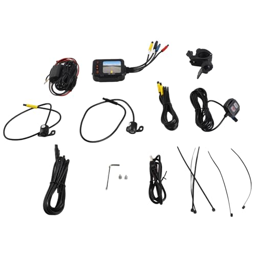 Cámara de moto dual 1080p+720p HD con grabación estable AHD y monitoreo inteligente