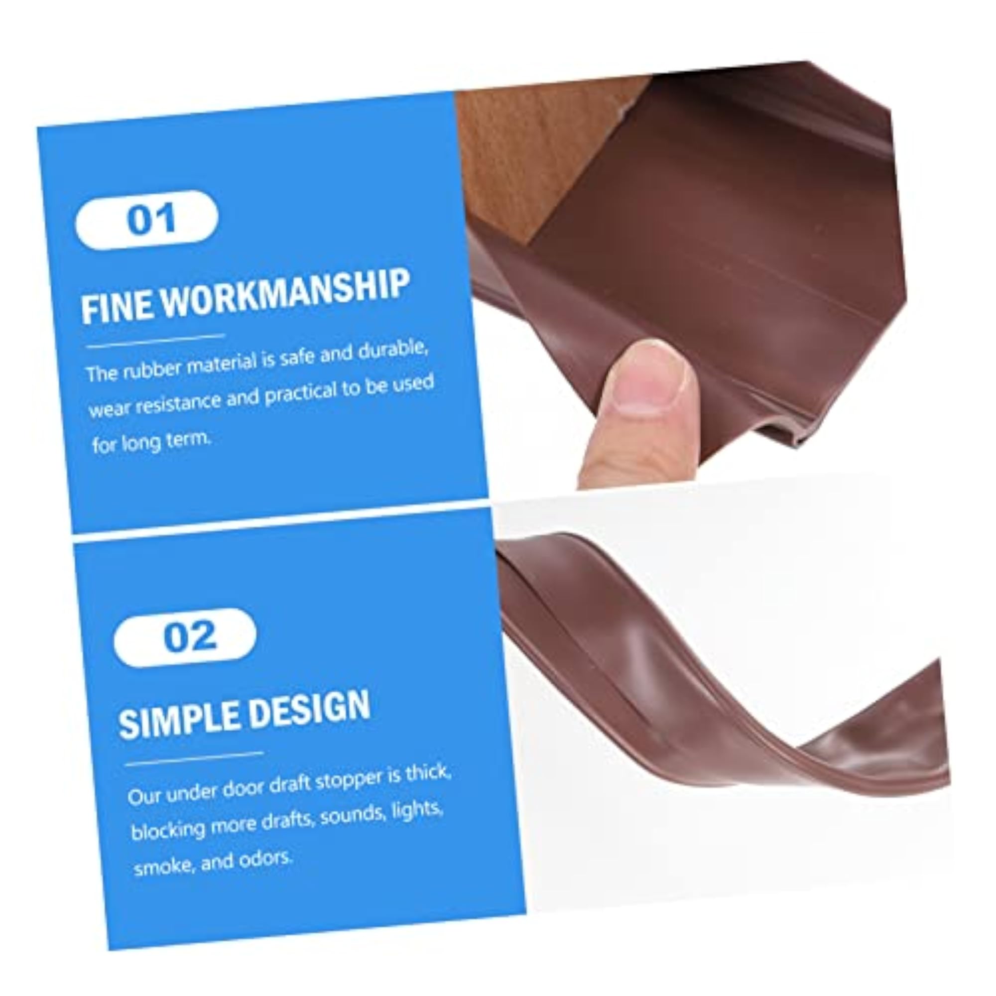 Door Draft Stopper Seal Strip Flexible Windproof