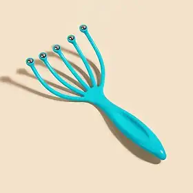 Kaxilu Massageador de Cabeça Cafune Relaxante Esferas Anti Stress Manual