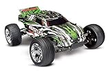  Traxxas RC Buggy Rustler grün RTR +12V Lader +Akku