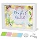 Ulikey 3D Bilderrahmen zum Befüllen für Hochzeit, Tiefer Rahmen mit Licht, Fotorahmen zum Befüllen, 3D Objektrahmen DIY Geschenk Hochzeitsgeschenke für Brautpaar Bowknot Origami Kreativität