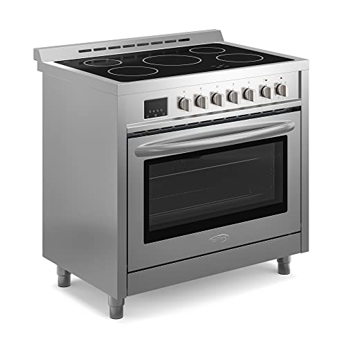 Koolmore KM-FR36EE-SS 36 Inch All-Electric Range Oven With Ceramic Cooktop Burners, Stainless Steel Kitchen Stove thumb #7