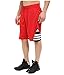 adidas Performance Men's Super Star 2.0 Shorts, Scarlet/Black/White, Large
