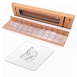 EINFAGOOD Gancho adhesivo, Gancho adhesivo de la puerta Gancho de la toalla (Transperant 10 piezas)