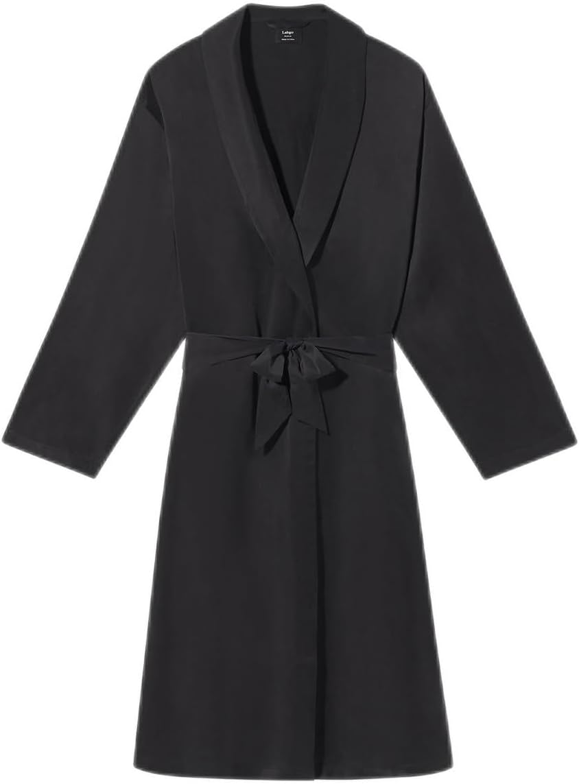 Lunya Washable Silk Robe – Thermoregulating Silk Robes for Men – Luxurious Washable Silk Fabric – Comfortable Loungewear