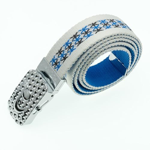 Teeoff Fashion Reversible Golf Web Belt with Stainless Steel Buckle3