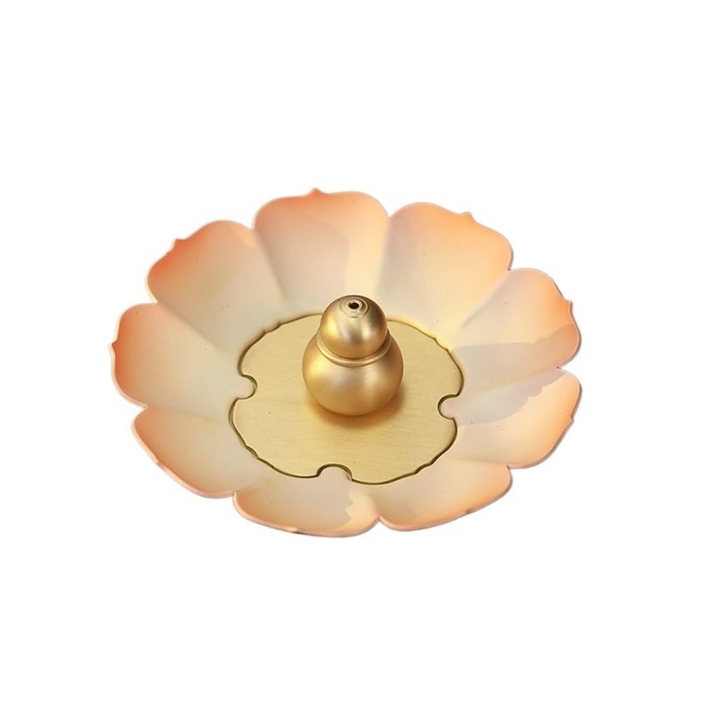 Indoor Lotus Gourd Incense Holder For Sticks Copper Burner Modern Gift Home Decor Decor