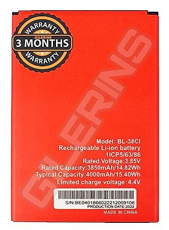 Image of Original BL-38CI Battery for Itel A58 pro Battery with 3 Month Warranty****(G59)