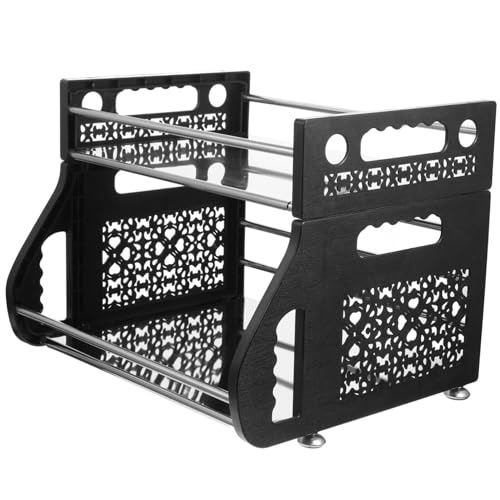 MUCKLILY 1Juego Estante De Condimentos Multifuncional Con Estante De Almacenamiento Apilable Para Verduras Organizador De Cocina y Resistente