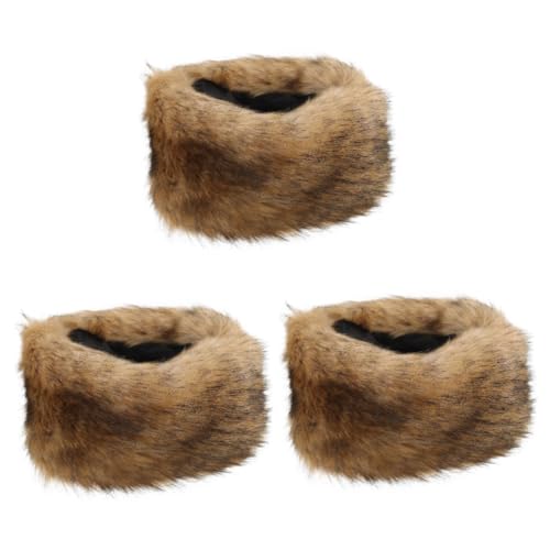 Chapeau tricoté pour femme VALICLUD avec doublure en toison chaude lot de 3 pièces