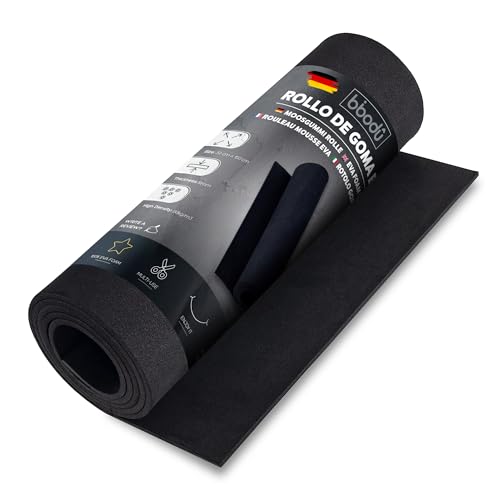 BIBODU Roll Eva Foam 5mm Schwarz Farbe | Moosgummi 5mm Dicke | Größe...