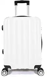 Mala de Bordo ABS 4 Rodas Action Fortt Branca - MAB02-BR