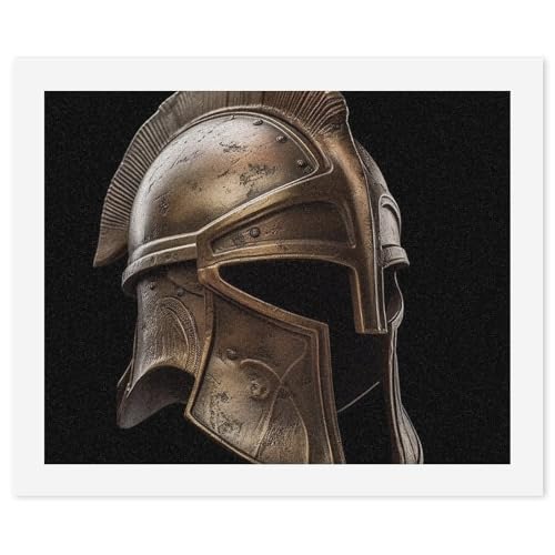 Peinture à l'huile numérique spartan avec des pigments riches et pinceaux fins