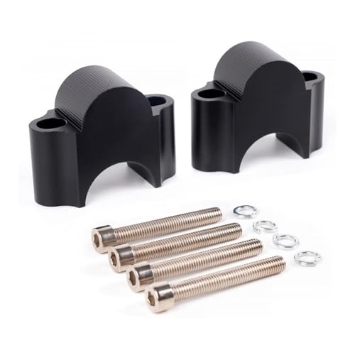 Guidon de moto universel 28mm rehausseur de guidon noir pour MT07 et R1200GS