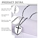 Put On The Full Armor of God Shield Necklace Stainless Steel Pendant Catholic Christian Jewelry Bible Verse Ephesians 6:10 Religious Men Women Cross Christmas Gift