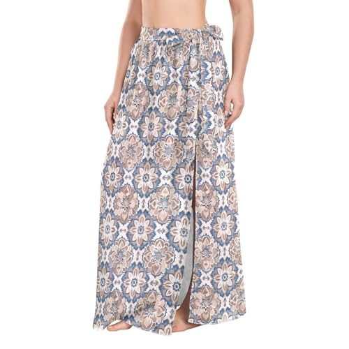 Paréo bohème réglable femme L : jupe de plage élégante pour maillots de bain