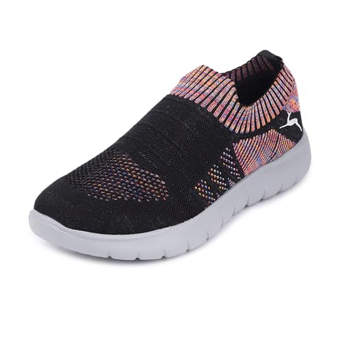 Image of Marc Loire Women's Lightweight Athleisure Knitted Active Wear Slip-On Sneaker Shoes for Sports, Athletics and Walking
