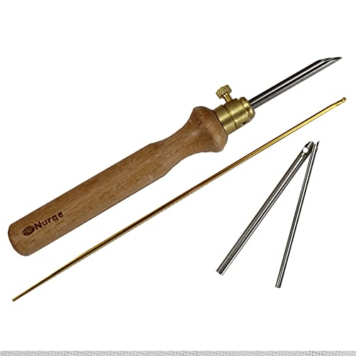 Nurge Juego de herramientas de bordado de aguja perforadora, 3 tamaños de hilo de puntada de alfombra grande, 3 4 5 mm Cover