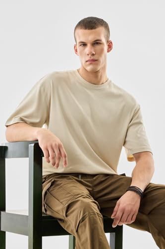 Image of SNITCH Men Polo Plus Size T-Shirt | Knitted Solid Polo with Contrast Tipped Collar & Logo Embroidery | 100% Cotton Breathable Lightweight Smart Casual Wear
