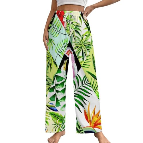 Pantalon de nuit femme flamant rose S résolvant le manque de poches pratiques