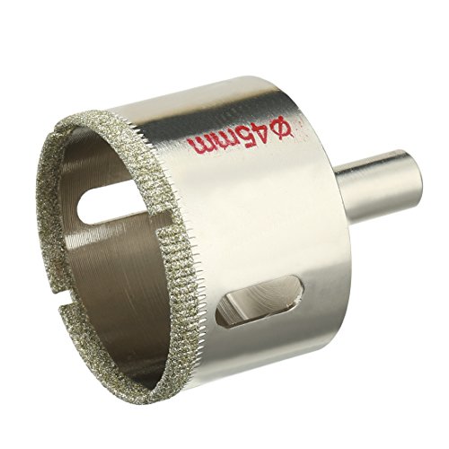 Sourcingmap 45mm Diamond Coated Glass Hole Saw Drill Bits for Ceramic Tile Marble Rock Porcelain Bottles Pots Brick - Image 3