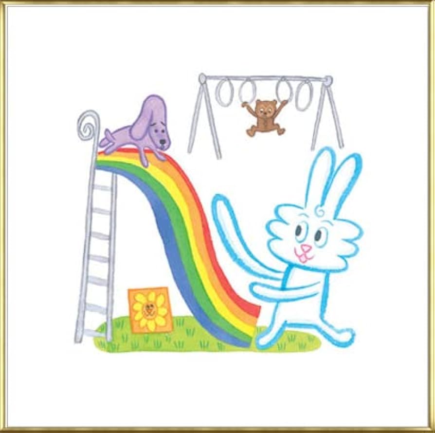 サンダーバニー　絵画　サイン入り 真作 ロドニーグリーンブラット 直筆サイン入り ジクレー版画