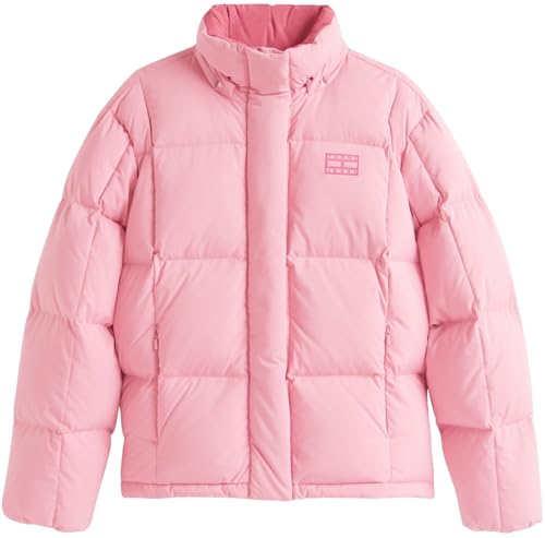 Tommy Jeans Women's Tjw Alaska Grid Down Jacket Ext Dw0Dw21623 Puffer, Pink (Mystic Pink), XL - Image 5