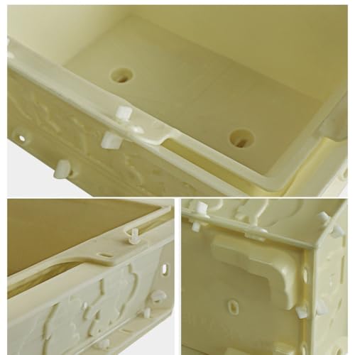 Molde de maceta de hormigón ABS para artesanía de cemento y olla de flor 5