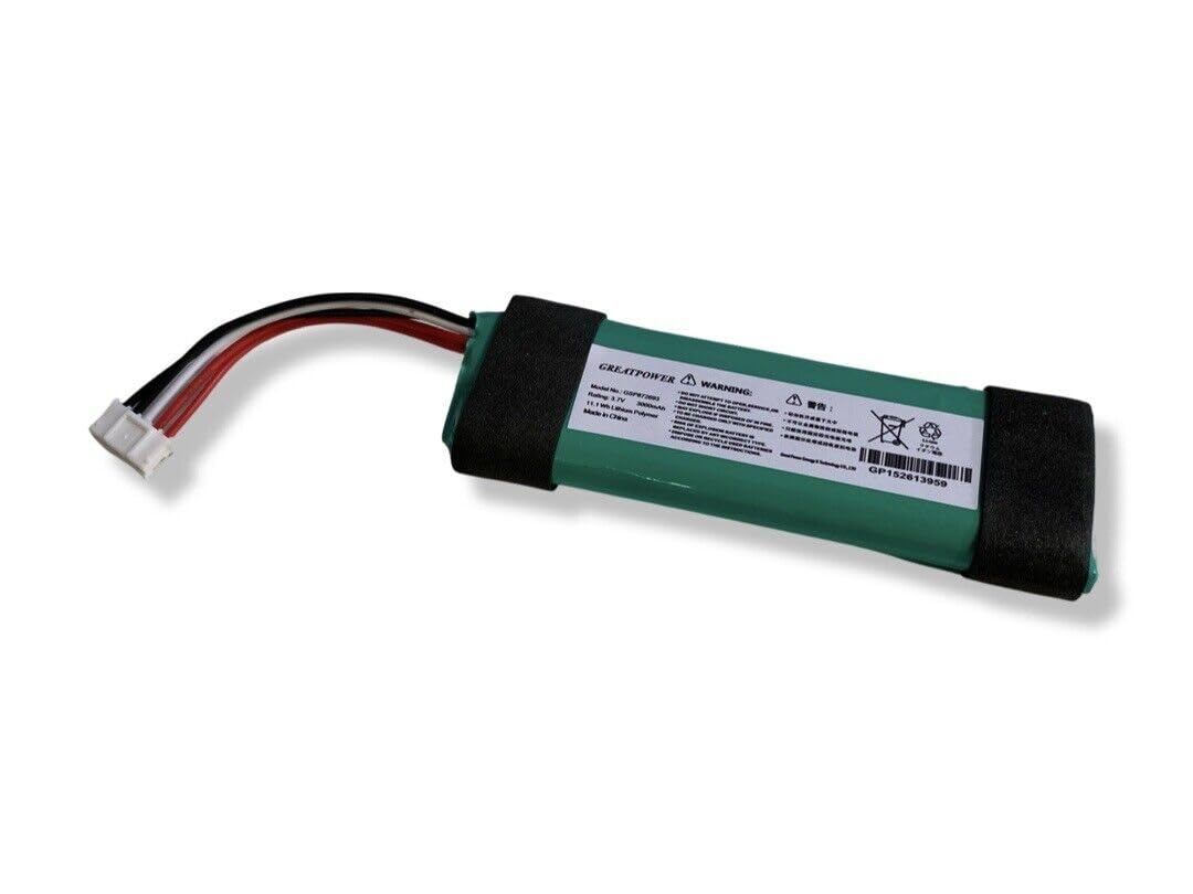 JBL Flip 3 - Batteria originale Greatpower GSP872693, 3,7 V, 3.000 mAh, JBL Flip 3, batteria originale JBL Flip 3, GSP872693, 3000 mA 3,7 V, ricambio Flip 3