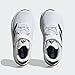 adidas Duramo SL Elastic Lace Sneaker, White/Core Black/Grey, 4 US Unisex Big Kid