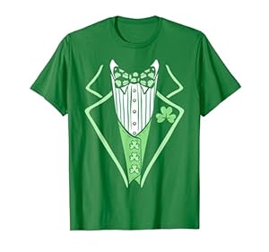 Leprechaun St Patricks Day Kostüm Kobold Irland irisch Weste T-Shirt