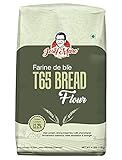 Wook Farine De Ble T65 Bread Flour, 4 LBS (1.8kg) - Unbleached & High Protein Flour, All Purpose...