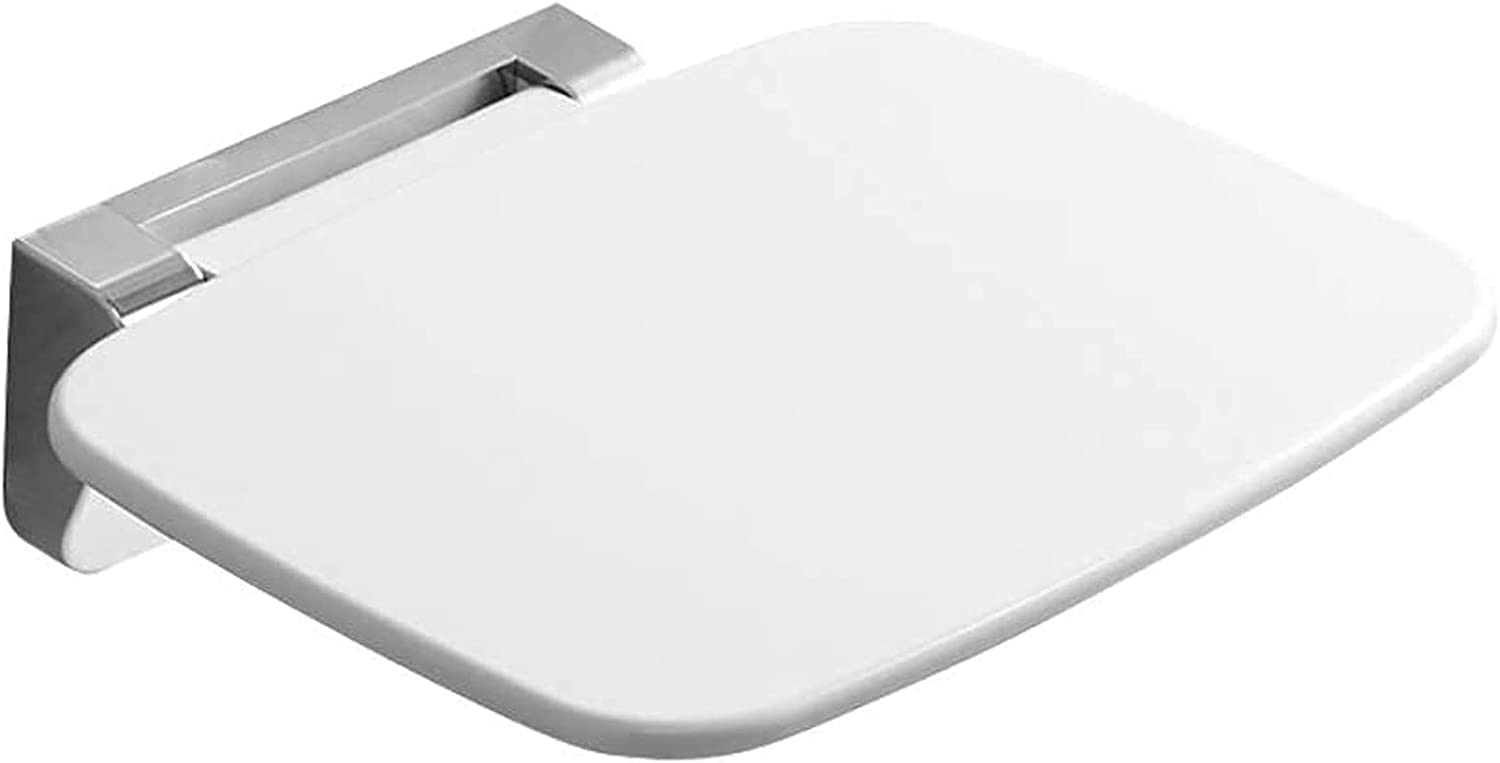 Asiento de Ducha de Pared, Taburete de baño Plegable, Silla Antideslizante Taburete Plegable de Pared de Acero Inoxidable Asiento de Ducha Plegable para bañera Banco de Zapatos de