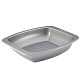 Circulon Nonstick Bakeware 16-1/2-Inch x 14-Inch Roaster with Self Rack, Gray