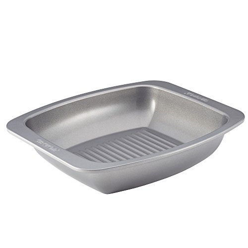 Circulon Total Nonstick Roaster / Roasting Pan with Rack - 16.5 Inch x 14 Inch, Gray